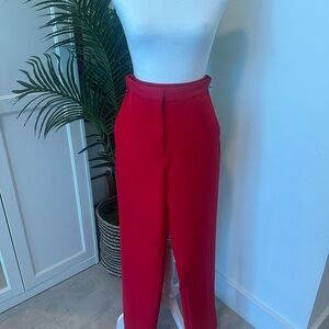 H&M Elegant Red Women's Pants
